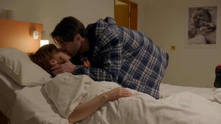 Agáta a Igor v pôrodnici